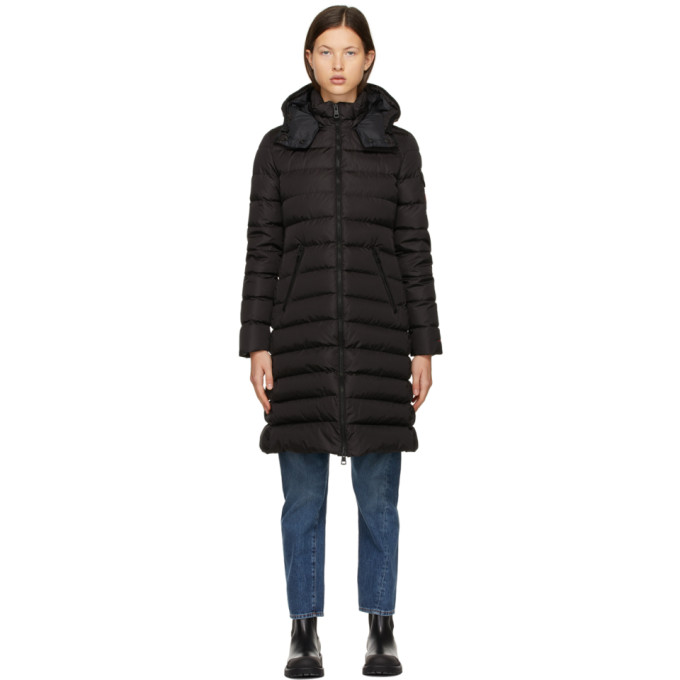 MONCLER BLACK BORN TO PROTECT DOWN LEMENEZ COAT