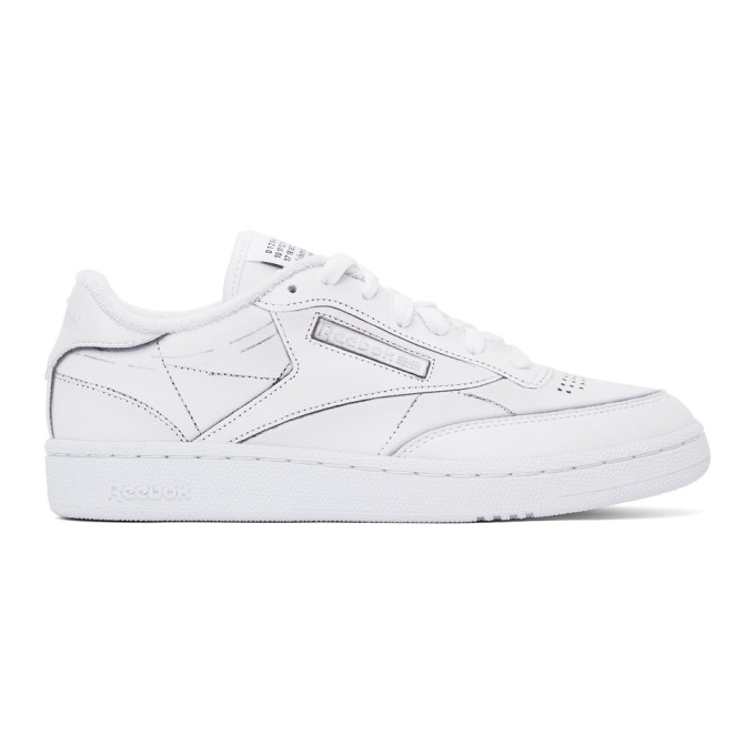 MAISON MARGIELA WHITE REEBOK EDITION PROJECT 0 SNEAKERS