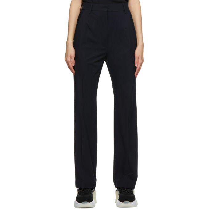 MM6 MAISON MARGIELA BLACK JERSEY TROUSERS