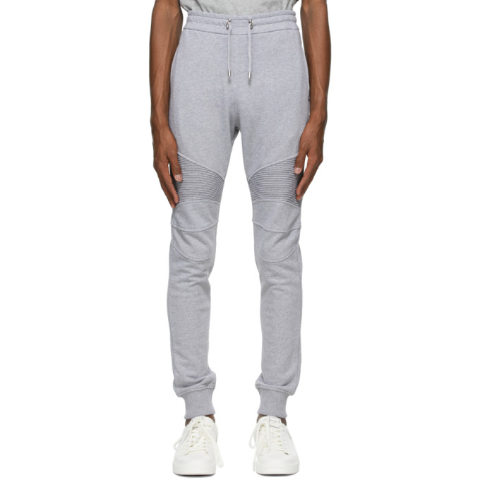 plain grey track pants