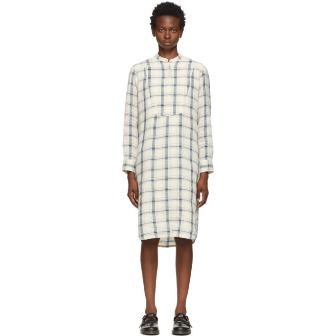 APC MULTICOLOR PLAID RAQUEL DRESS