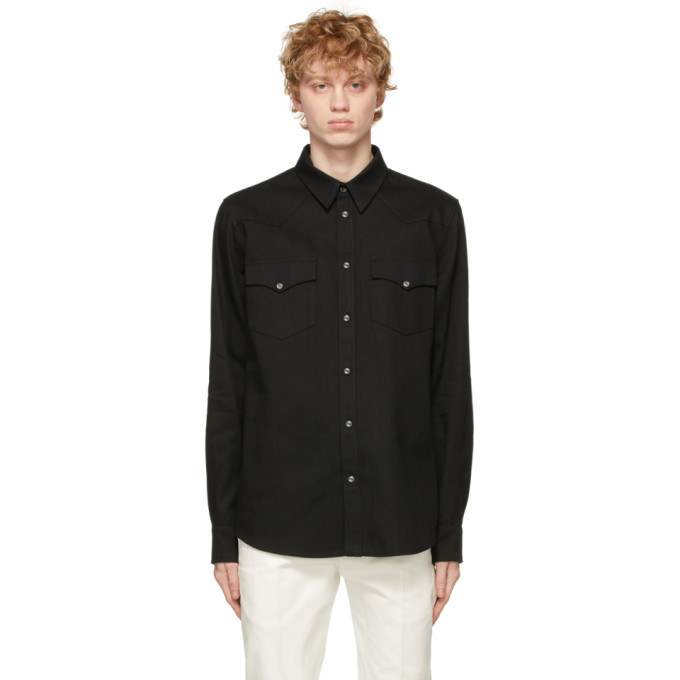 Alexander Mcqueen Black Selvedge Denim 