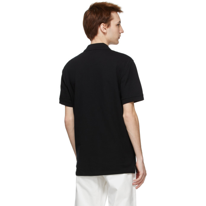 ALEXANDER MCQUEEN ALEXANDER MCQUEEN BLACK SKULL BADGE POLO