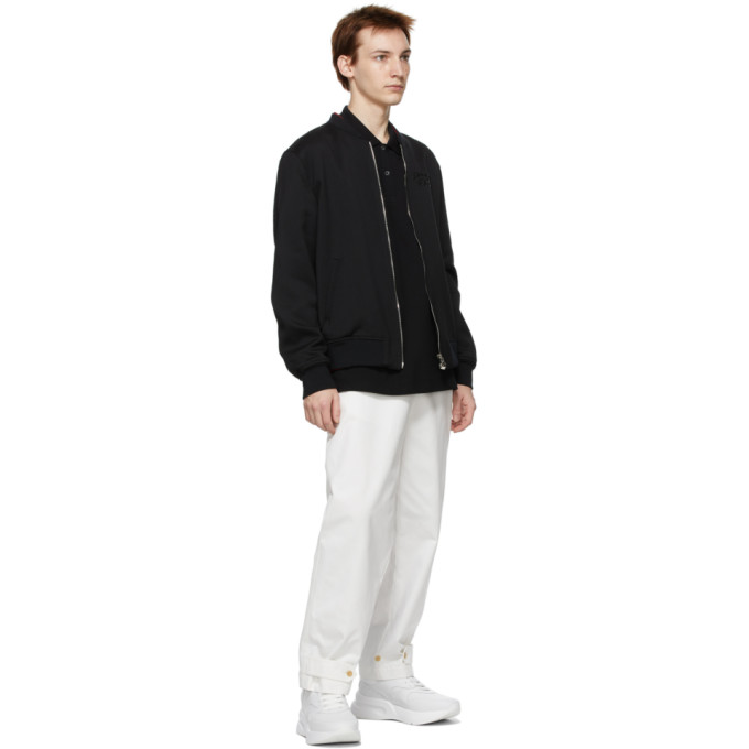 ALEXANDER MCQUEEN ALEXANDER MCQUEEN BLACK SKULL BADGE POLO