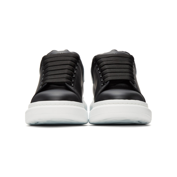 ALEXANDER MCQUEEN ALEXANDER MCQUEEN BLACK AND WHITE OVERSIZED SNEAKERS