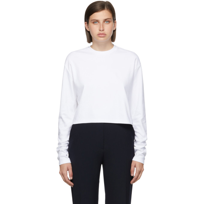 Wardrobe.nyc Crew Neck Stretch-jersey T-shirt In White
