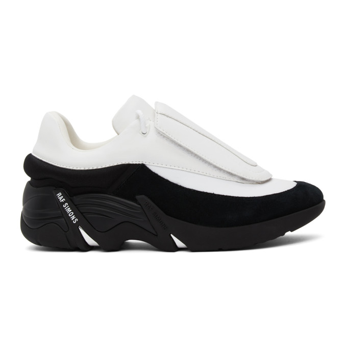 RAF SIMONS WHITE & BLACK ANTEI SNEAKERS