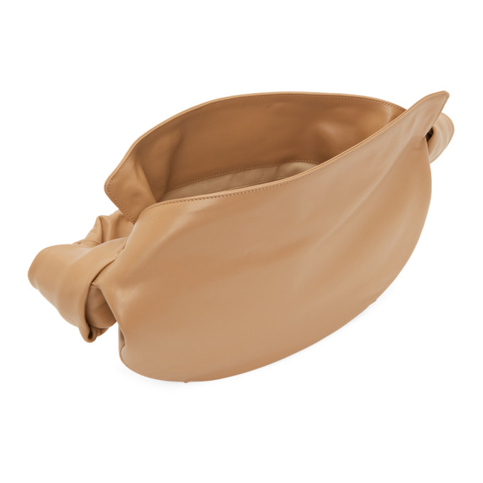 LITTLE LIFFNER TAN DOUBLE KNOT BAG