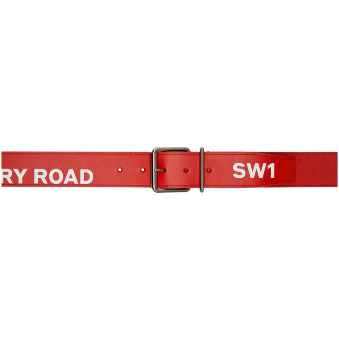 Burberry belt red Clearance