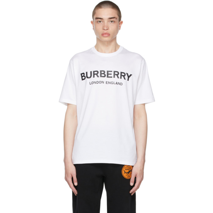 BURBERRY WHITE LOGO T-SHIRT