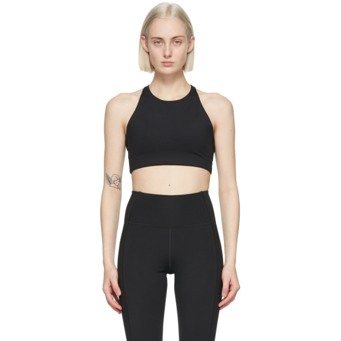 Click to view more detailed imagery on our partner's website Girlfriend Collective Black Topanga Sports Bra
