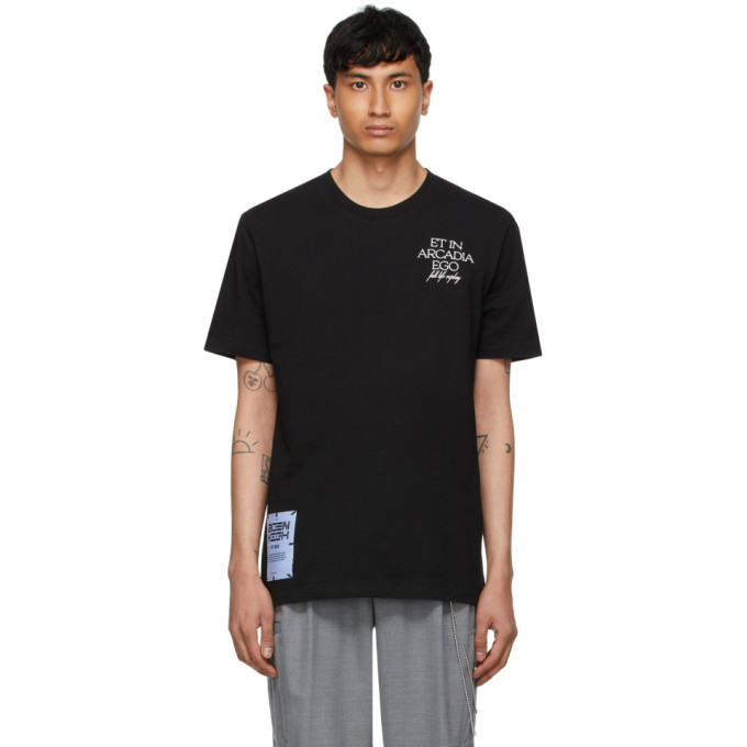 MCQ BY ALEXANDER MCQUEEN BLACK 'GAME OVER' T-SHIRT