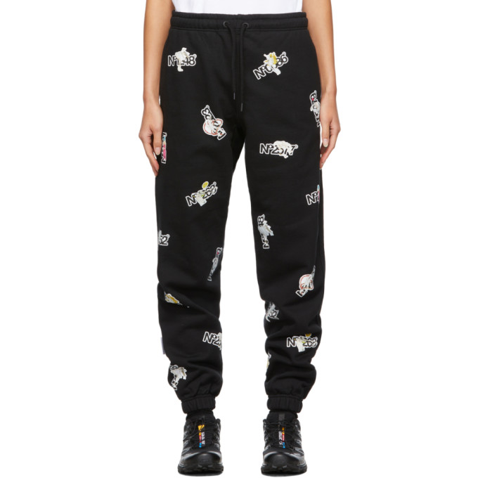 AITOR THROUPS THEDSA BLACK STICKER SERIES LOUNGE PANTS