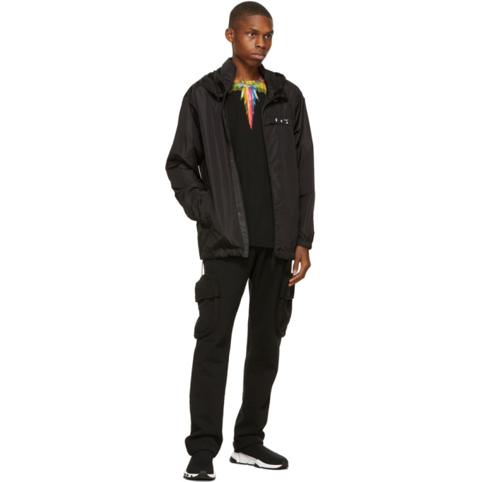 MARCELO BURLON COUNTY OF MILAN MARCELO BURLON COUNTY OF MILAN BLACK COLORDUST WINGS T-SHIRT