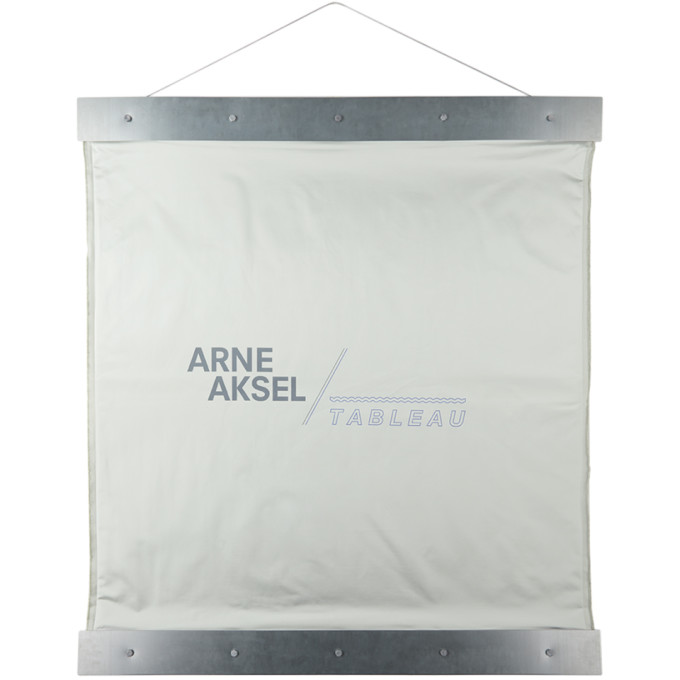 Shop Tableau Ssense Exclusive White Arne Aksel Edition Untitled 1 Print In N/a