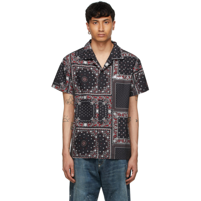 Rogic Black \u0026 Red Paisley Short Sleeve 