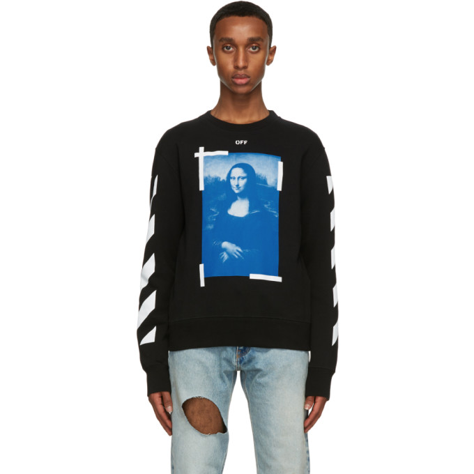 OFF-WHITE OFF-WHITE BLACK MONALISA SWEATSHIRT