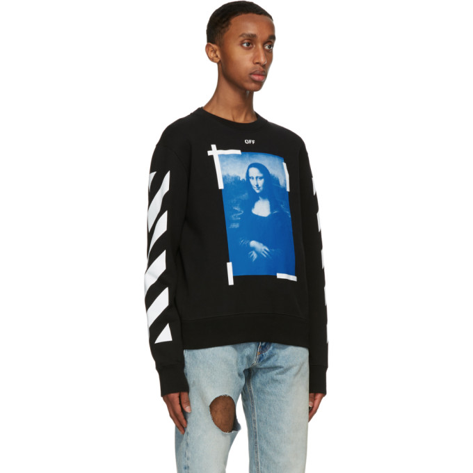 OFF-WHITE OFF-WHITE BLACK MONALISA SWEATSHIRT