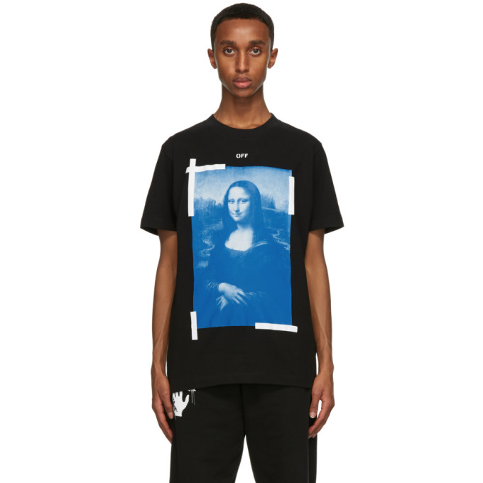 OFF-WHITE OFF-WHITE BLACK MONA LISA T-SHIRT