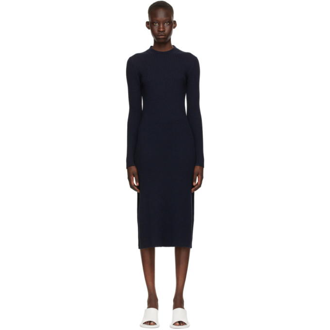 STUDIO NICHOLSON NAVY VICO DRESS