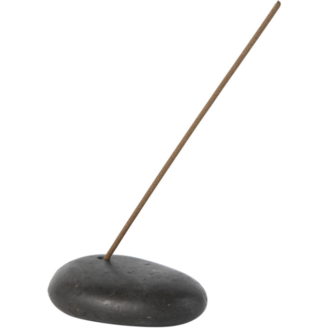 Shop Binu Binu Stone Incense Burner & Sandalwood Incense Set In N/a