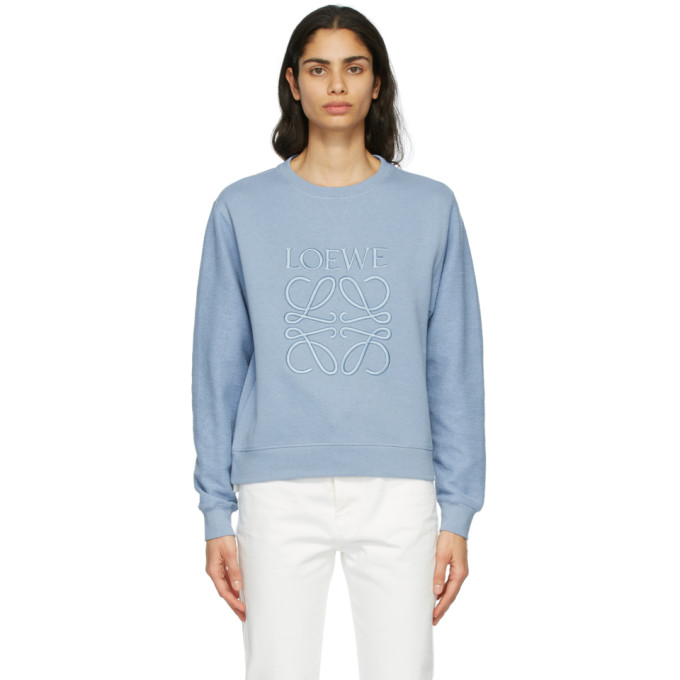 Loewe Embroidered Anagram Crew Neck 