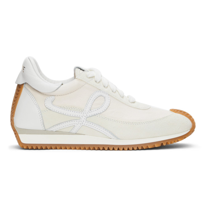 loewe flow runner suede sneakers