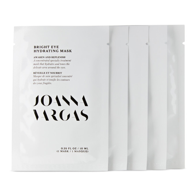 JOANNA VARGAS FIVE-PACK BRIGHT EYE HYDRATING MASK, 1.75 OZ