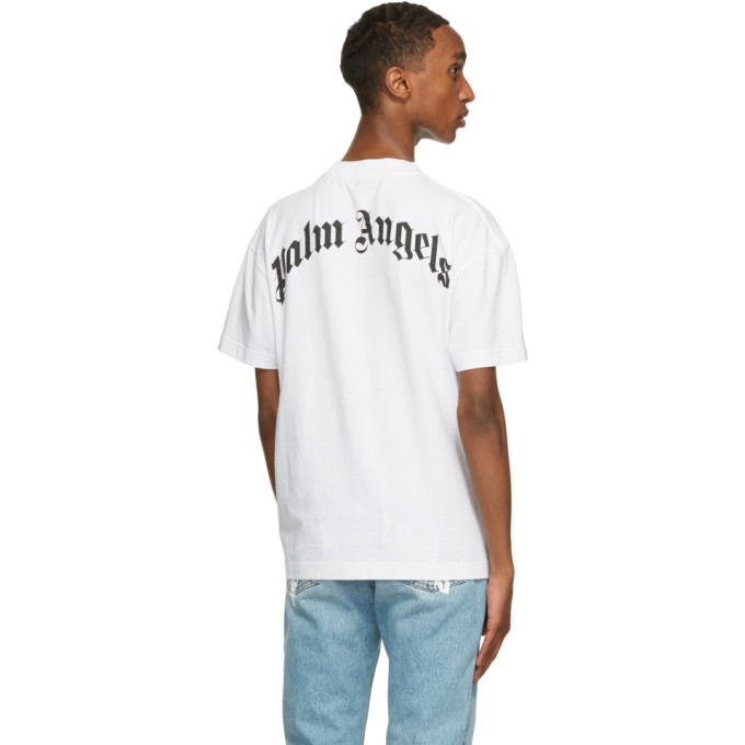 PALM ANGELS PALM ANGELS WHITE BEAR T-SHIRT