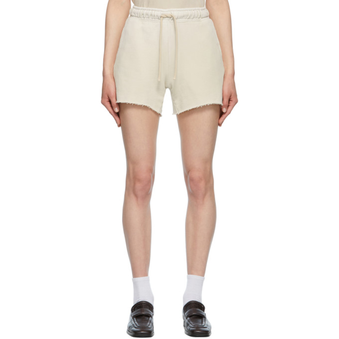 COTTON CITIZEN BEIGE BROOKLYN SHORTS