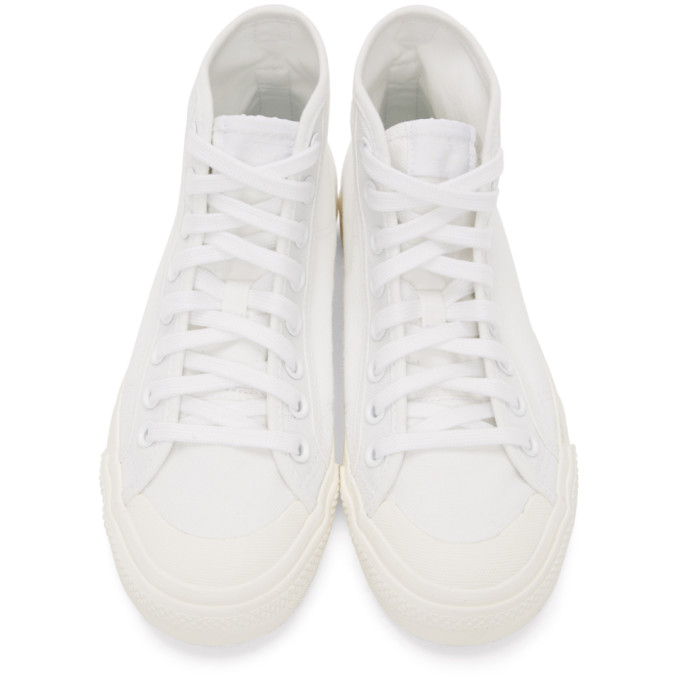 ADIDAS ORIGINALS ADIDAS ORIGINALS WHITE NIZZA HI SNEAKERS
