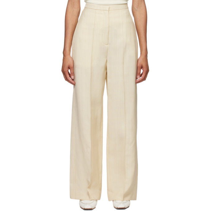 TOTÊME BEIGE PINE SUIT TROUSERS