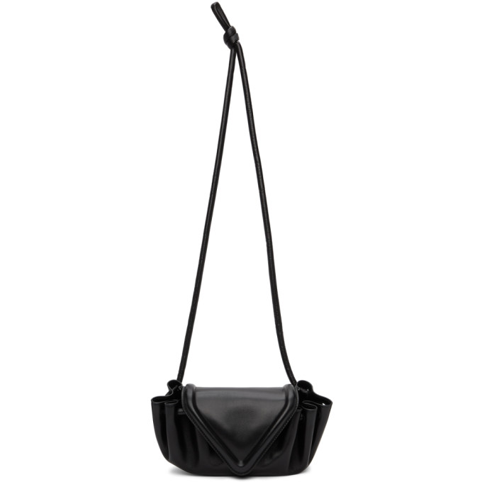 Click to view more detailed imagery on our partner's website Bottega Veneta The Small Beak Shoulder Bag In Nappa Leather In 8425 Black