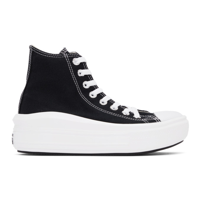 platform converse black and white