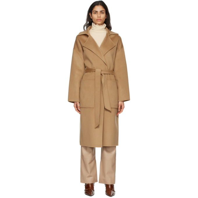 Nanushka Alamo Wool And Silk Coat In 