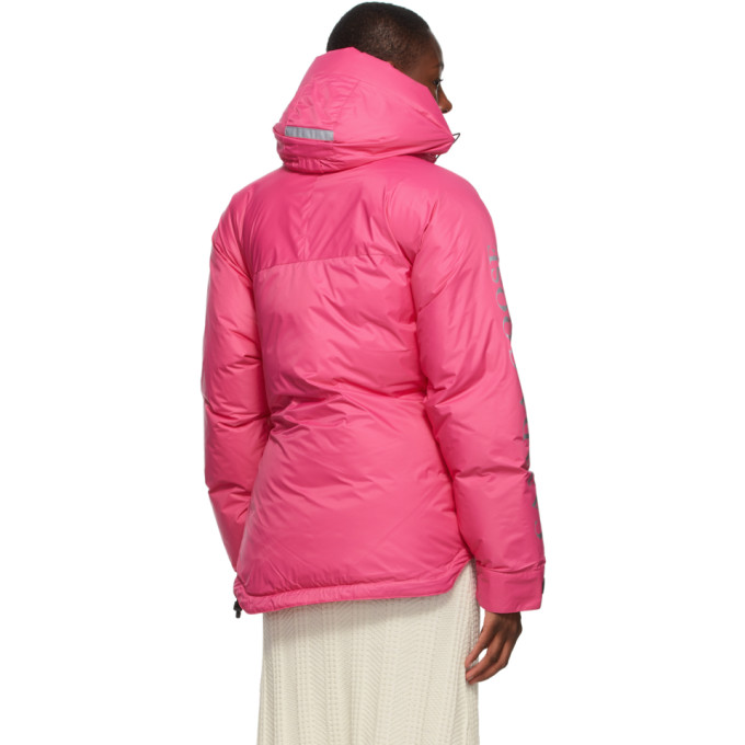 Y/PROJECT PINK CANADA GOOSE EDITION DOWN SKRESLET JACKET