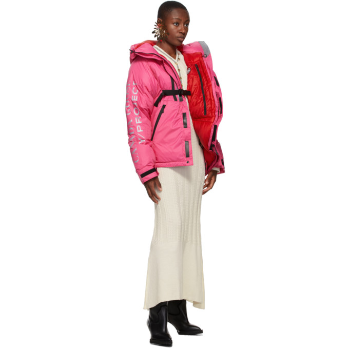 Y/PROJECT PINK CANADA GOOSE EDITION DOWN SKRESLET JACKET