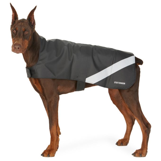 Shop Stutterheim Ssense Exclusive Black Lightweight Dog Raincoat