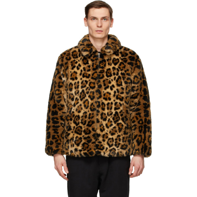 新作登場限定SALEWacko Maria LEOPARD FUR COACH JACKET M ブルゾン