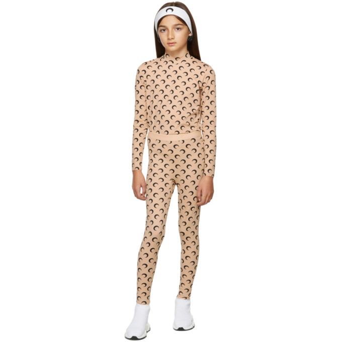 Marine Serre Ssense Exclusive Kids Tan 