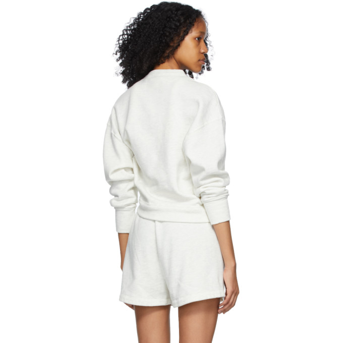 CITIZEN OF HUMANITY OFF-WHITE CORA HENLEY SWEATSHIRT