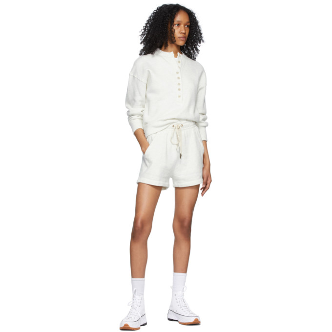 CITIZEN OF HUMANITY OFF-WHITE CORA HENLEY SWEATSHIRT