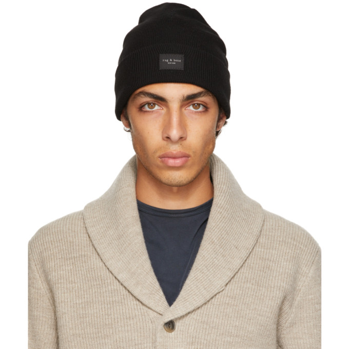 Ribbed Wool-blend Beanie 