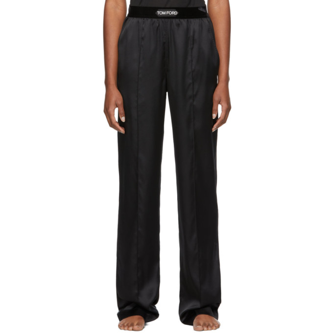 Tom Ford Velvet-trimmed Stretch-silk 