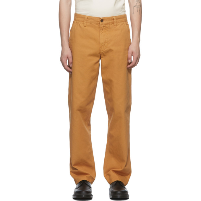 Nudie Jeans Brown Lazy Leo Trousers In 