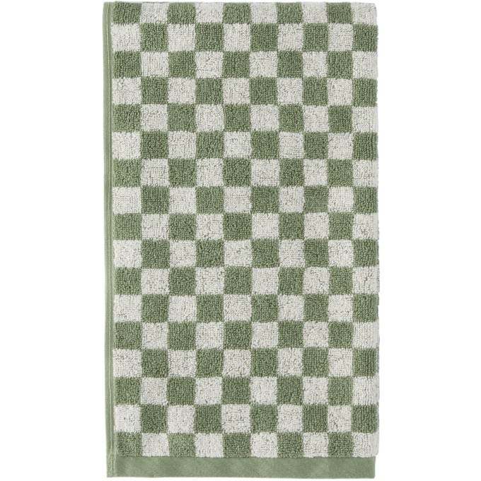 Baina Josephine Organic Cotton Hand Towel in Green