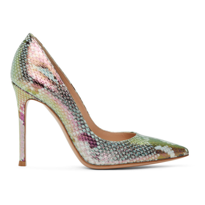 GIANVITO ROSSI MULTIcolour HOLOGRAM GIANVITO 105 HEELS