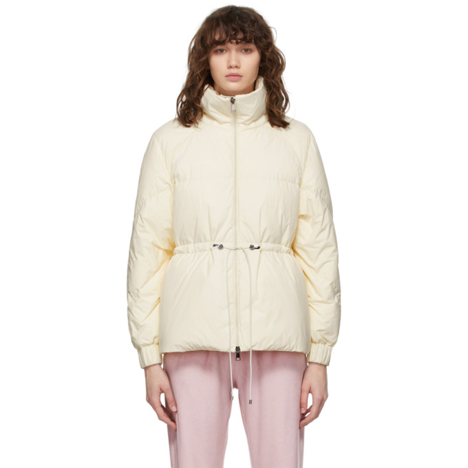 cream moncler jacket