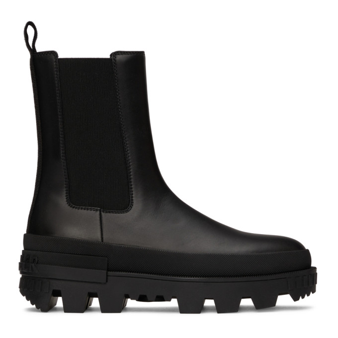 Moncler Black Coralyne Boots In 999 Black