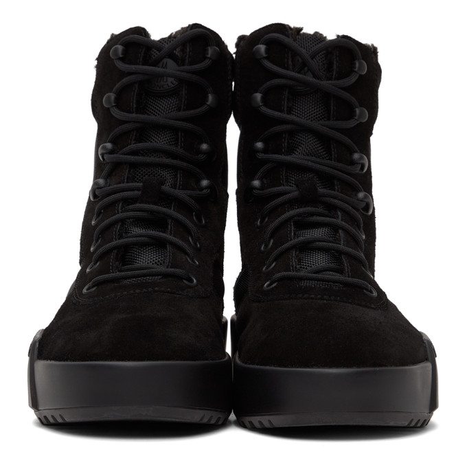 Shop Moncler Black Promyx High Sneakers In 999 Black